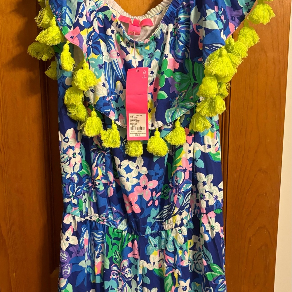 Lillly Pulitzer Romper off shoulder NWT Never worn